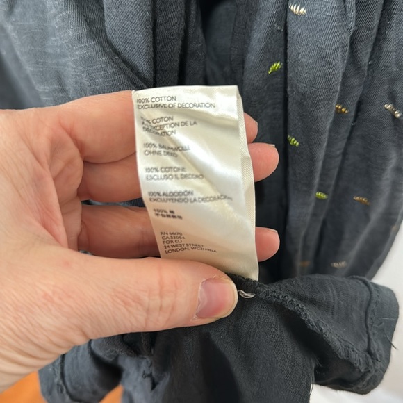 FREE PEOPLE MUCH LOVE EMBROIDERED COTTON TUNIC TOP - Picture 11 of 11